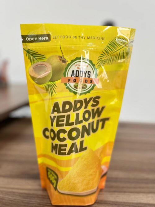 Yellow coconut poundo