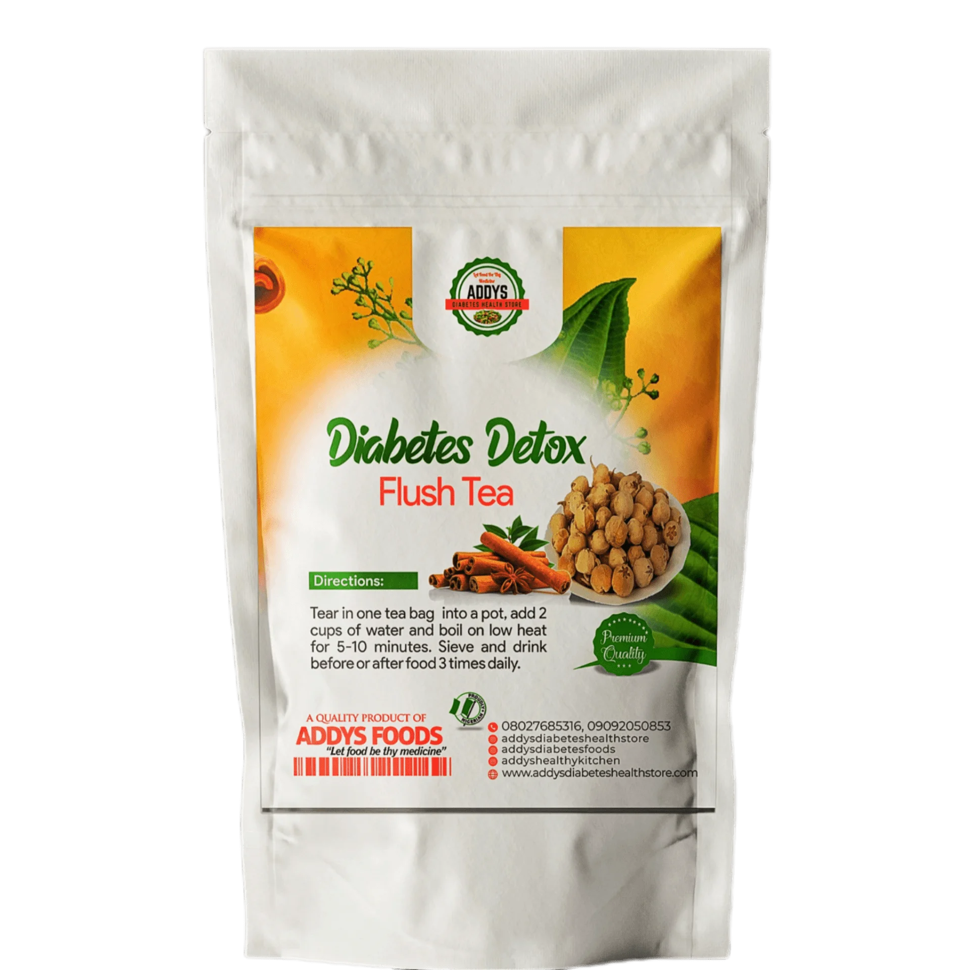 Addys Diabetes Detox Flush Tea ADDYS DIABETES DETOX FLUSH TEA - Image 1