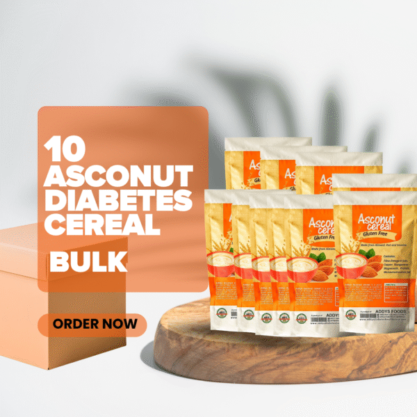 Bulk- 10 Asconut Diabetes Cereal (400g) - Image 1