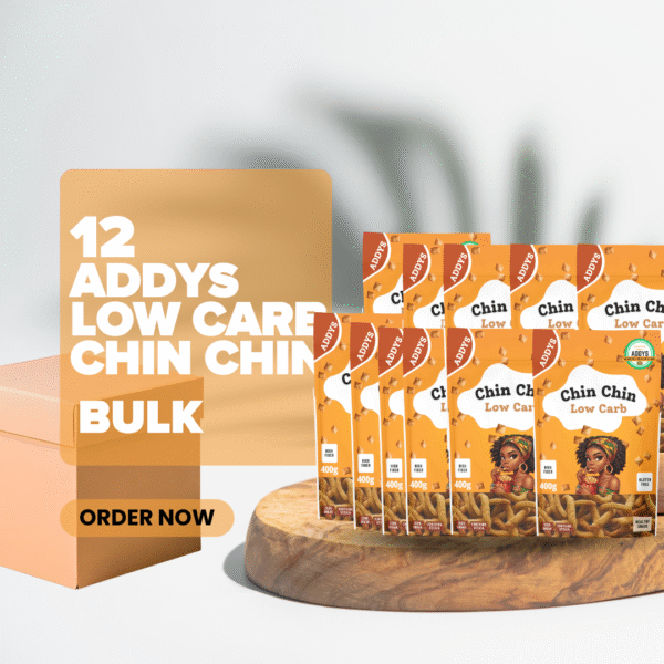 Bulk 12- Addys Low Carb Chin Chin 400g - Image 1