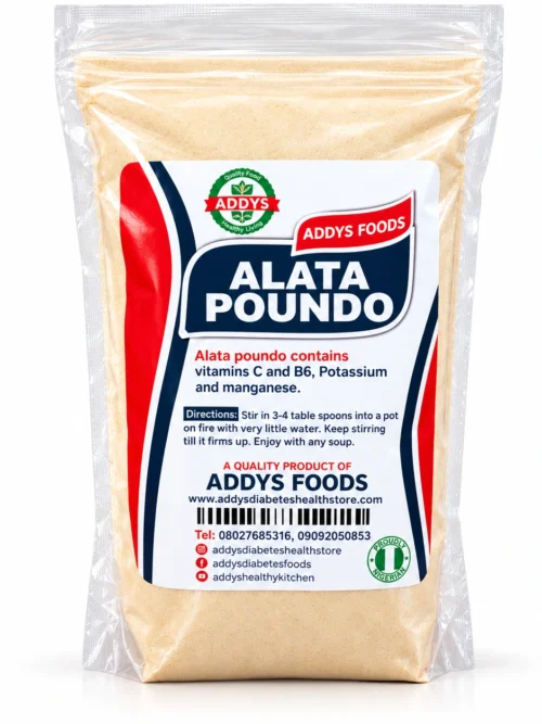 Addys Foods Alata Poundo pouch on a white background