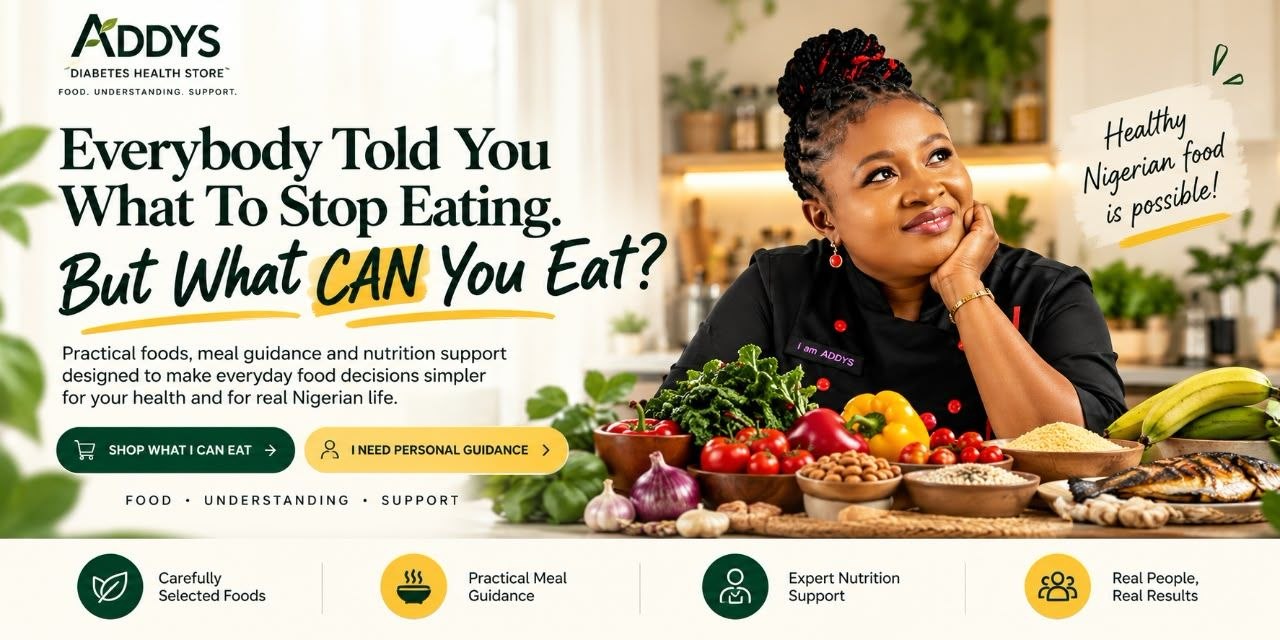 Everybody told you what to stop eating. But what can you eat? Healthy Nigerian food is possible.